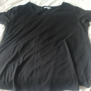 Boutique 2X Short Sleeved Black Shirt